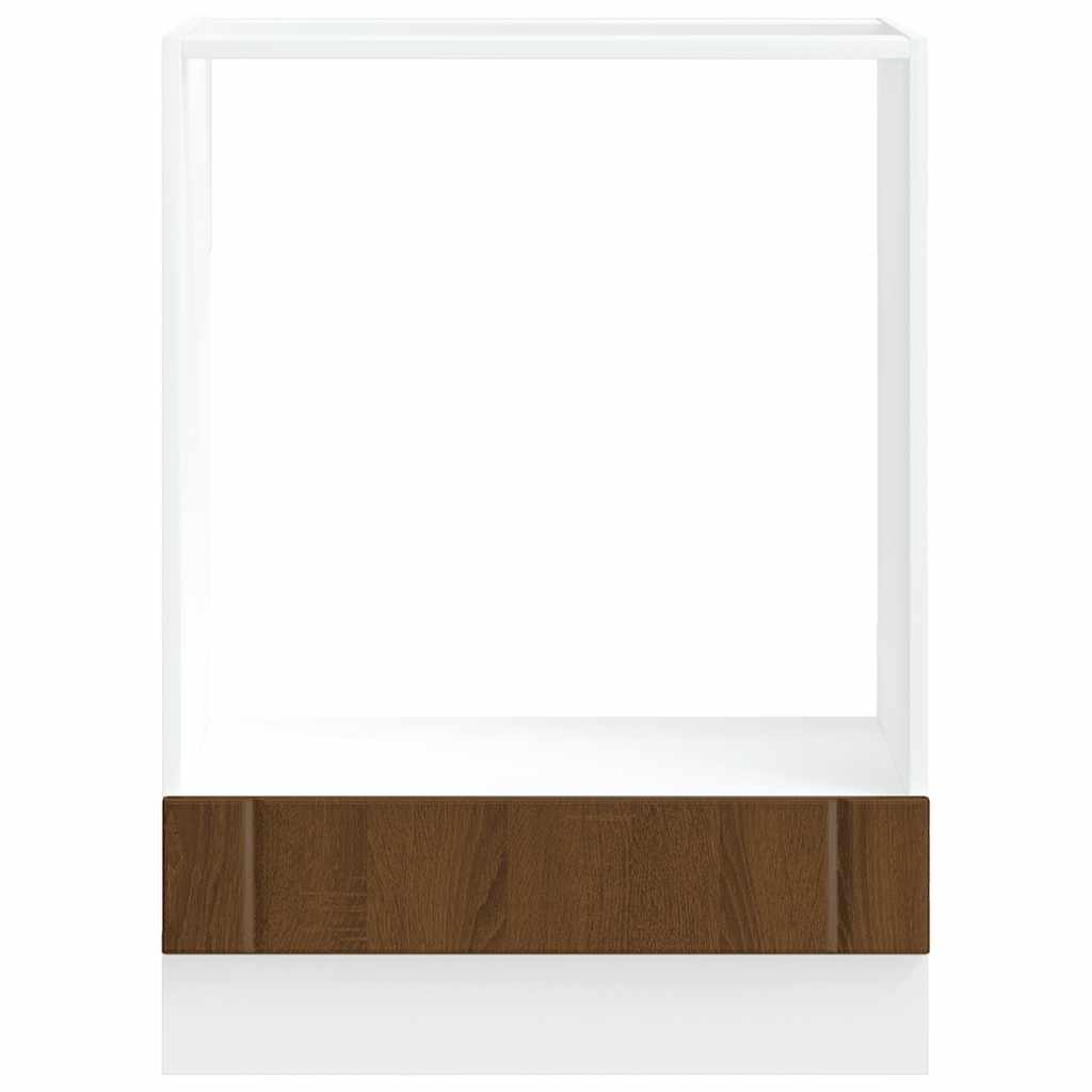 Ovenkast Lucca bewerkt hout bruin eikenkleur is nu te koop bij PeponiXL, paradijselijk wonen!