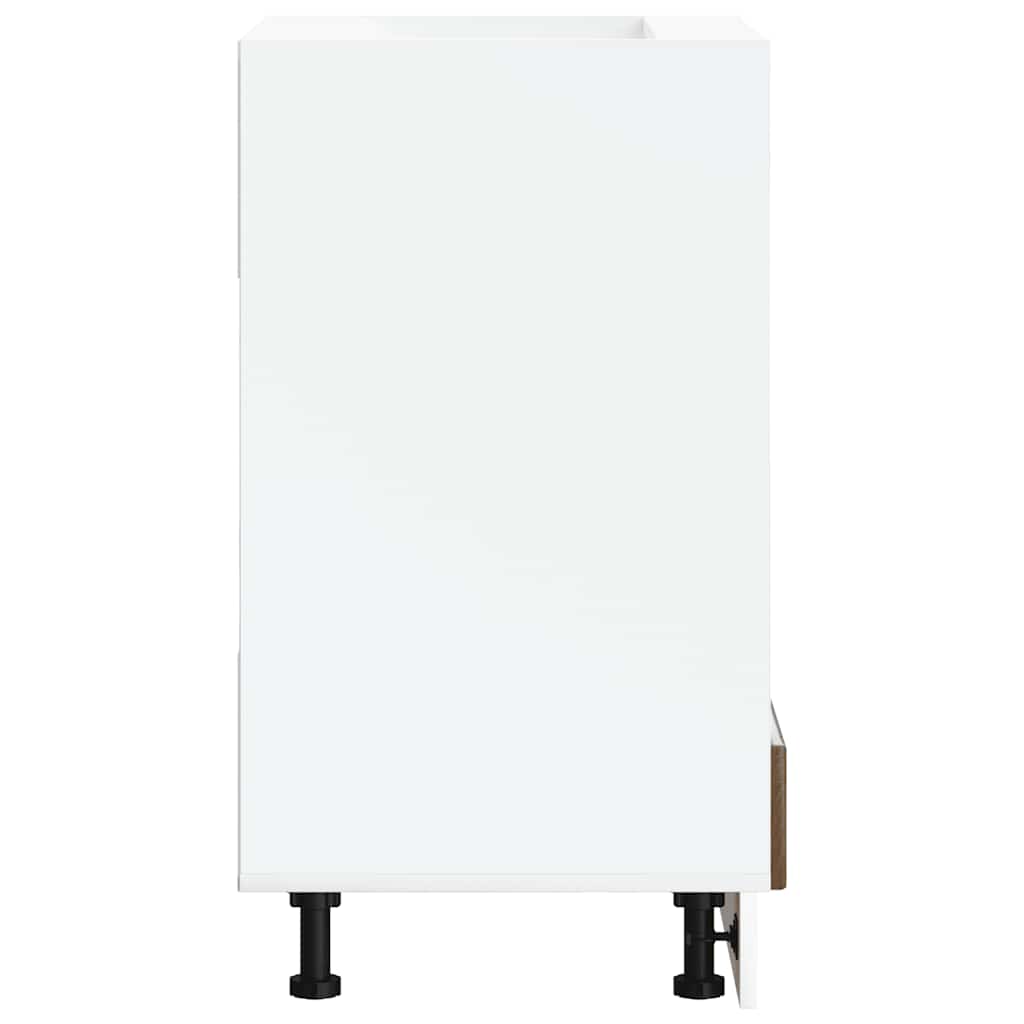 Ovenkast Lucca bewerkt hout bruin eikenkleur is nu te koop bij PeponiXL, paradijselijk wonen!