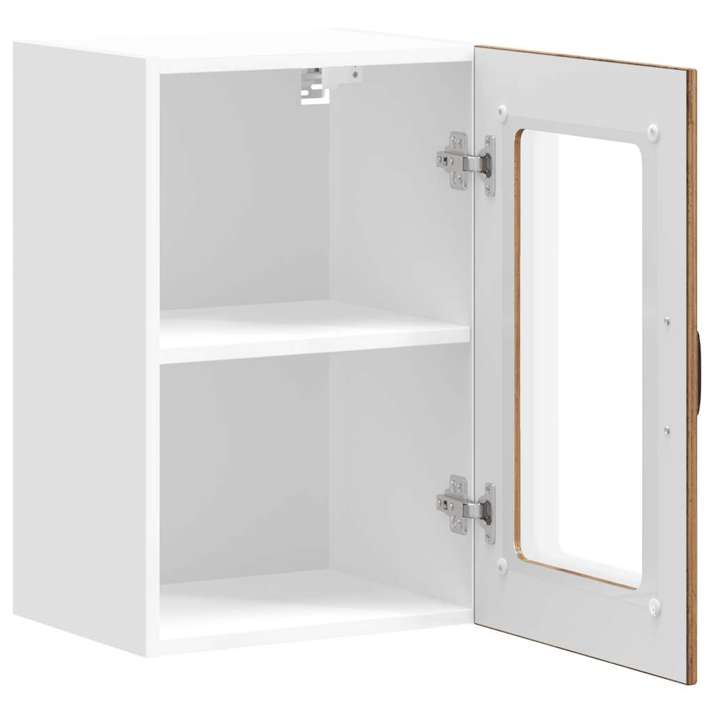 Keukenbovenkast met glazen deur Lucca oud houtkleurig is nu te koop bij PeponiXL, paradijselijk wonen!