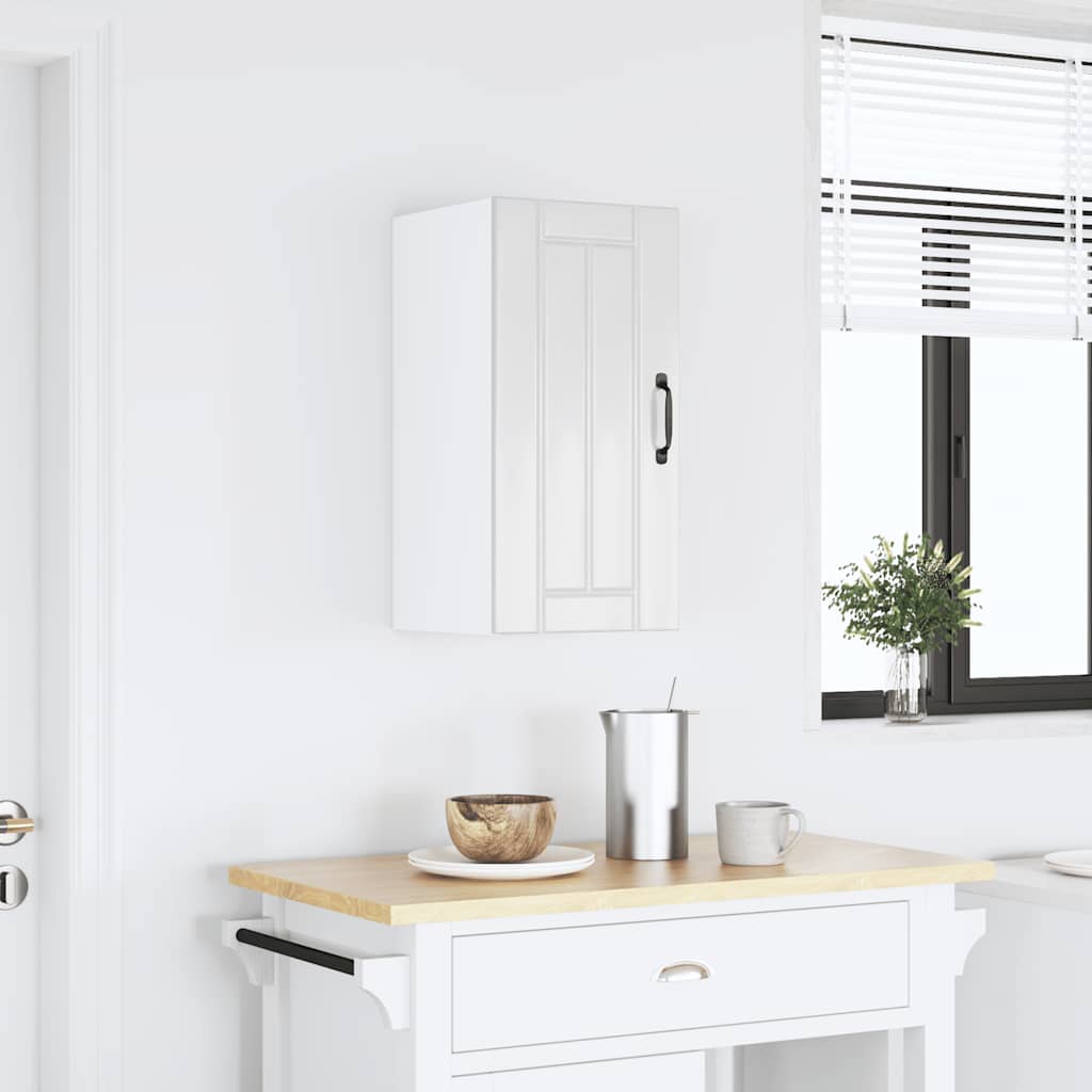 Keukenbovenkast Lucca bewerkt hout hoogglans wit is nu te koop bij PeponiXL, paradijselijk wonen!