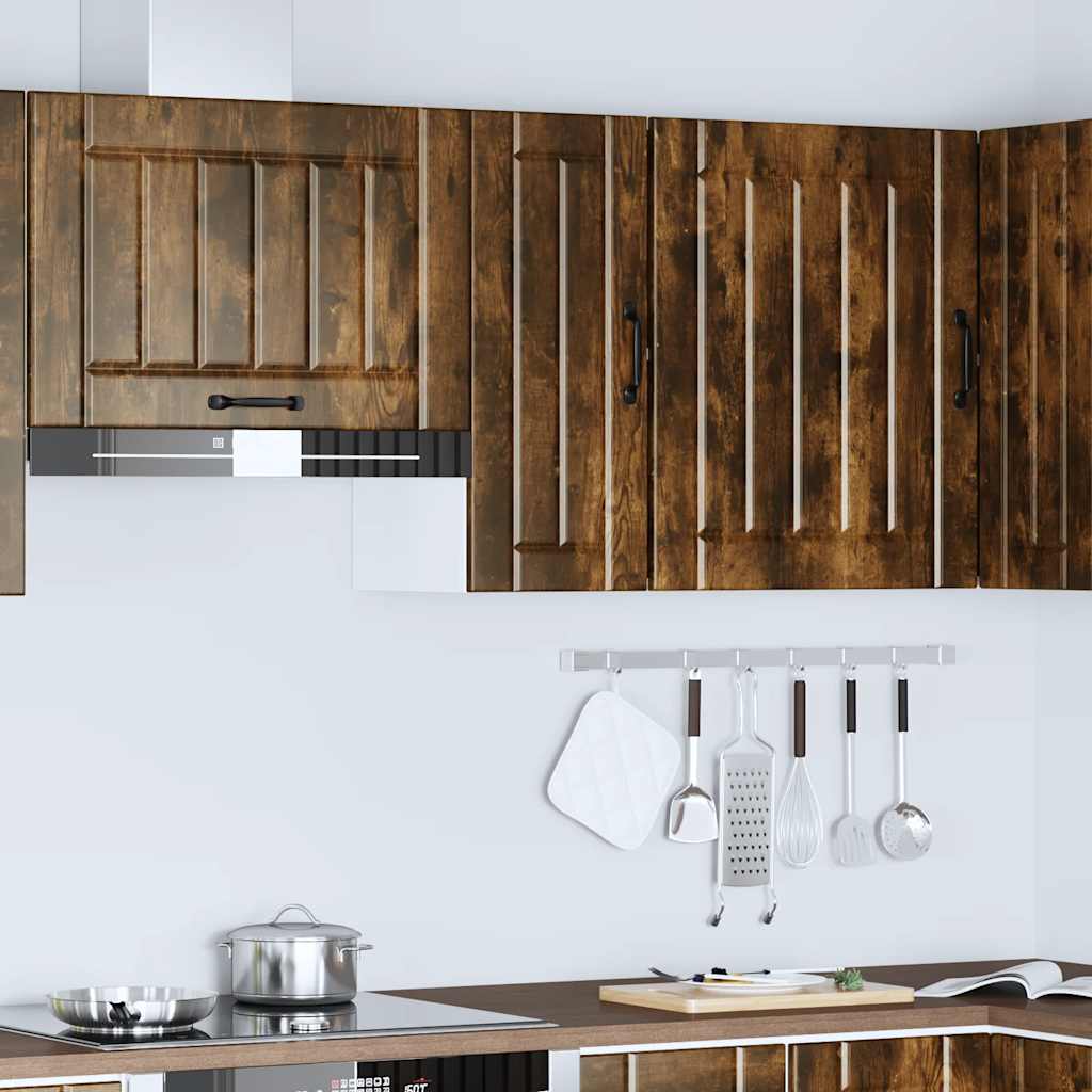 Keukenbovenkast Lucca bewerkt hout gerookt eikenkleurig is nu te koop bij PeponiXL, paradijselijk wonen!