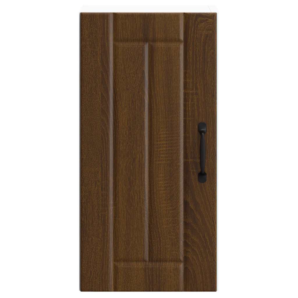 Keukenbovenkast Lucca bewerkt hout bruin eikenkleur is nu te koop bij PeponiXL, paradijselijk wonen!