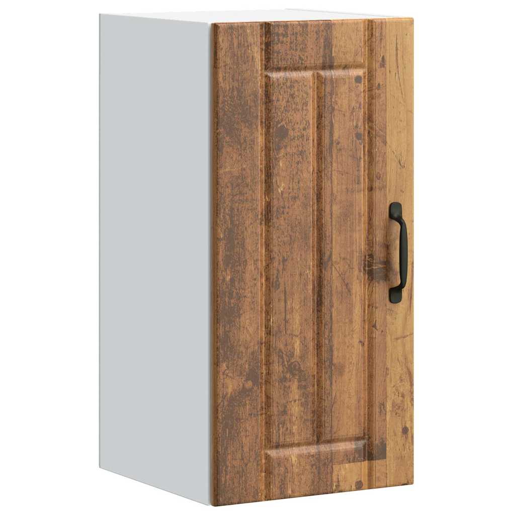 Keukenbovenkast Lucca bewerkt hout oud houtkleurig is nu te koop bij PeponiXL, paradijselijk wonen!