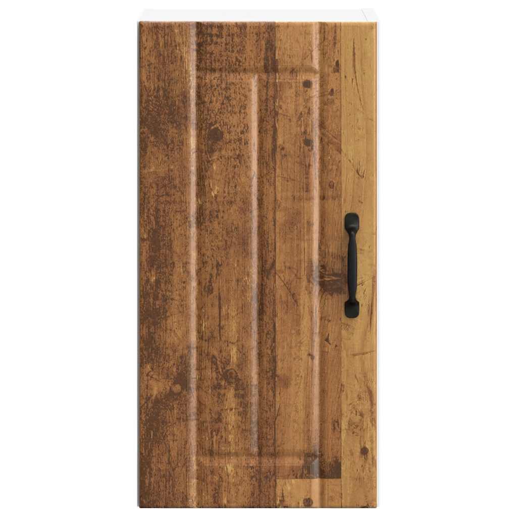 Keukenbovenkast Lucca bewerkt hout oud houtkleurig is nu te koop bij PeponiXL, paradijselijk wonen!