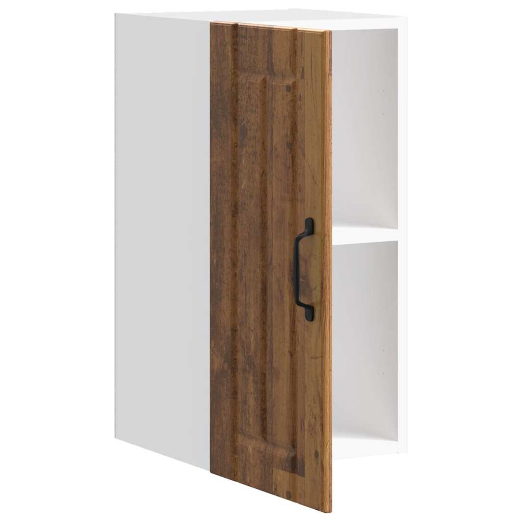 Keukenbovenkast Lucca bewerkt hout oud houtkleurig is nu te koop bij PeponiXL, paradijselijk wonen!