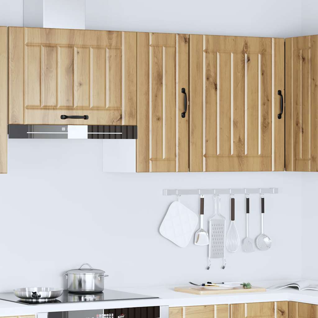 Keukenbovenkast Lucca bewerkt hout artisanaal eikenkleur is nu te koop bij PeponiXL, paradijselijk wonen!