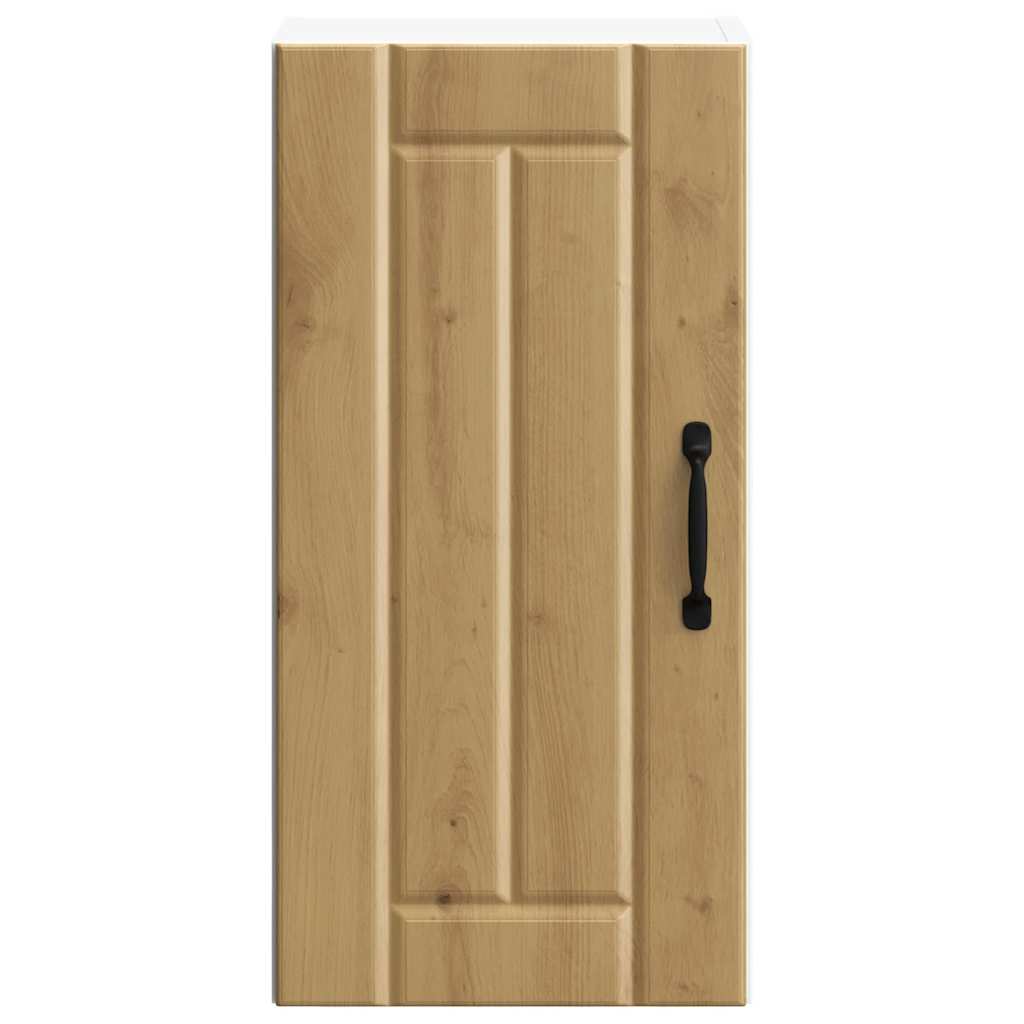 Keukenbovenkast Lucca bewerkt hout artisanaal eikenkleur is nu te koop bij PeponiXL, paradijselijk wonen!