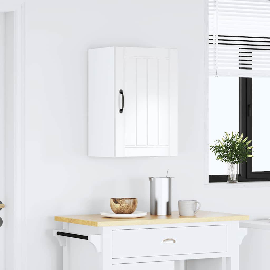 Keukenbovenkast Lucca bewerkt hout hoogglans wit is nu te koop bij PeponiXL, paradijselijk wonen!