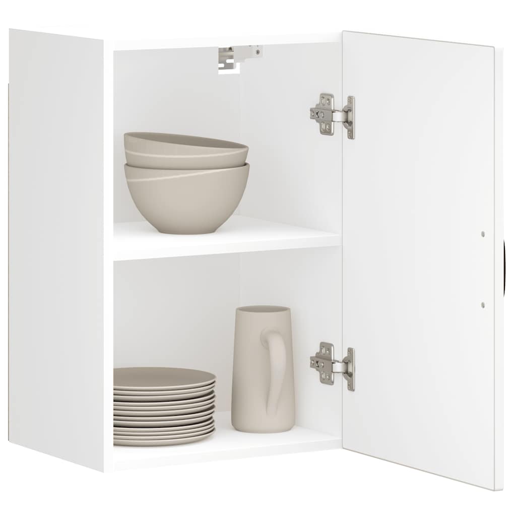 Keukenbovenkast Lucca bewerkt hout hoogglans wit is nu te koop bij PeponiXL, paradijselijk wonen!