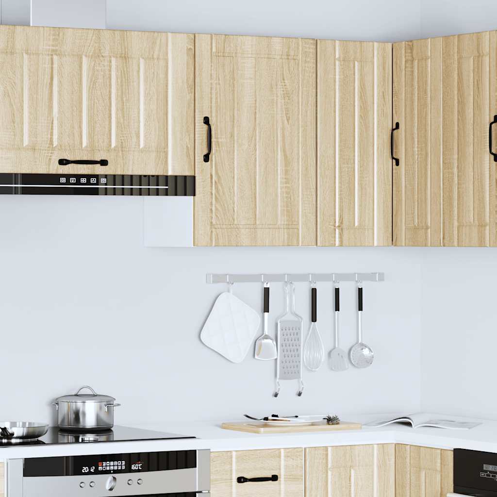 Keukenbovenkast Lucca bewerkt hout sonoma eikenkleurig is nu te koop bij PeponiXL, paradijselijk wonen!