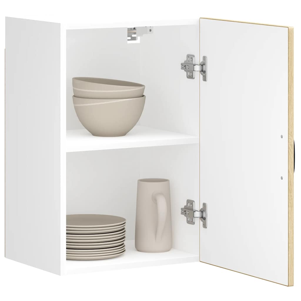 Keukenbovenkast Lucca bewerkt hout sonoma eikenkleurig is nu te koop bij PeponiXL, paradijselijk wonen!