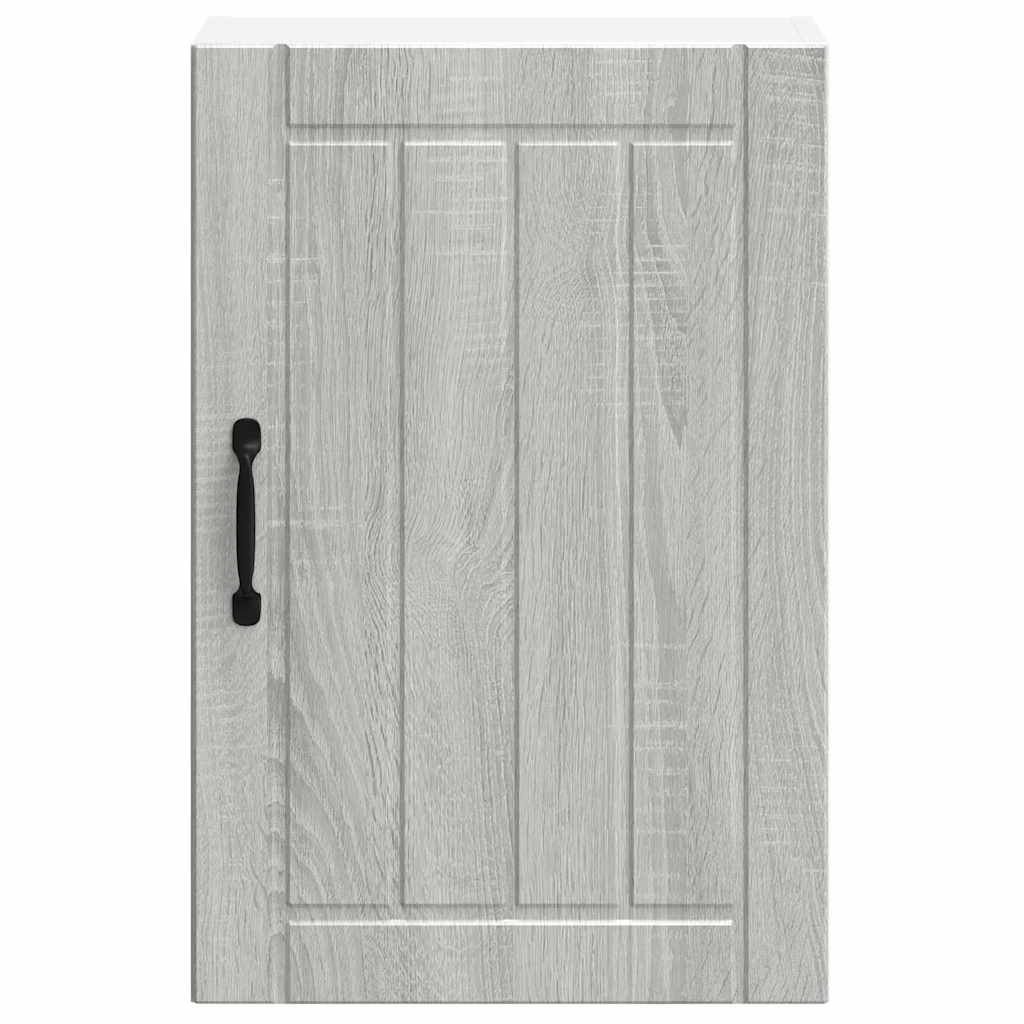 Keukenbovenkast Lucca bewerkt hout grijs sonoma eikenkleur is nu te koop bij PeponiXL, paradijselijk wonen!