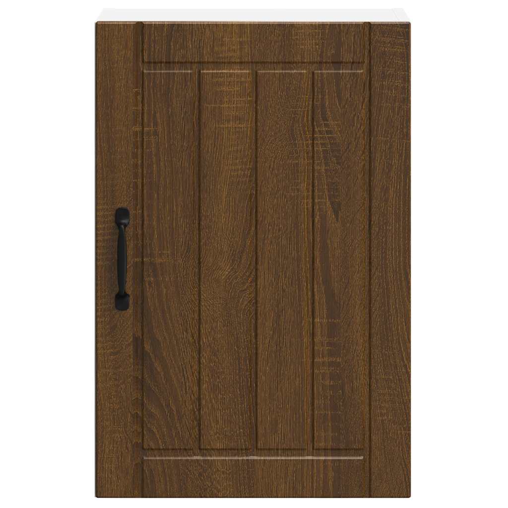 Keukenbovenkast Lucca bewerkt hout bruin eikenkleur is nu te koop bij PeponiXL, paradijselijk wonen!