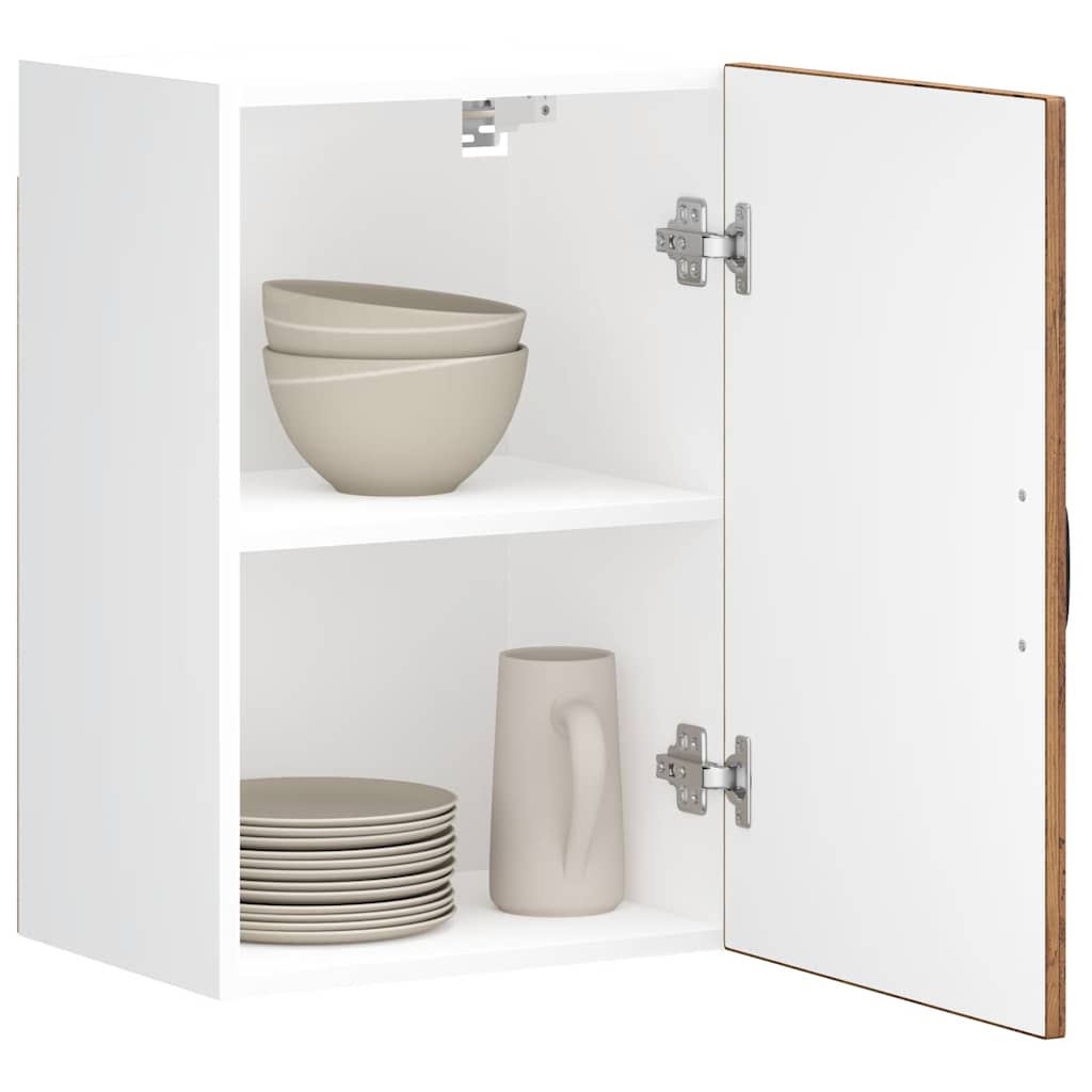 Keukenbovenkast Lucca bewerkt hout oud houtkleurig is nu te koop bij PeponiXL, paradijselijk wonen!
