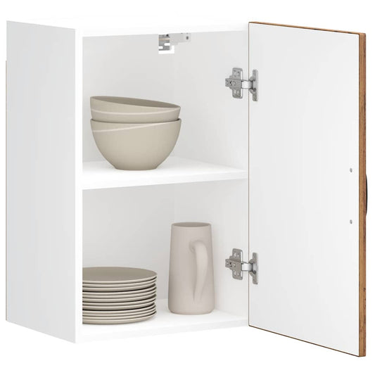 Keukenbovenkast Lucca bewerkt hout oud houtkleurig is nu te koop bij PeponiXL, paradijselijk wonen!