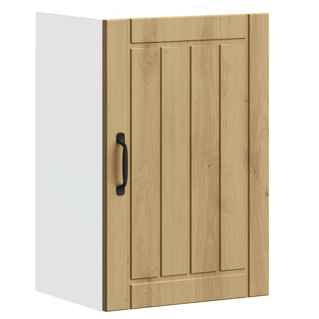 Keukenbovenkast Lucca bewerkt hout artisanaal eikenkleur is nu te koop bij PeponiXL, paradijselijk wonen!
