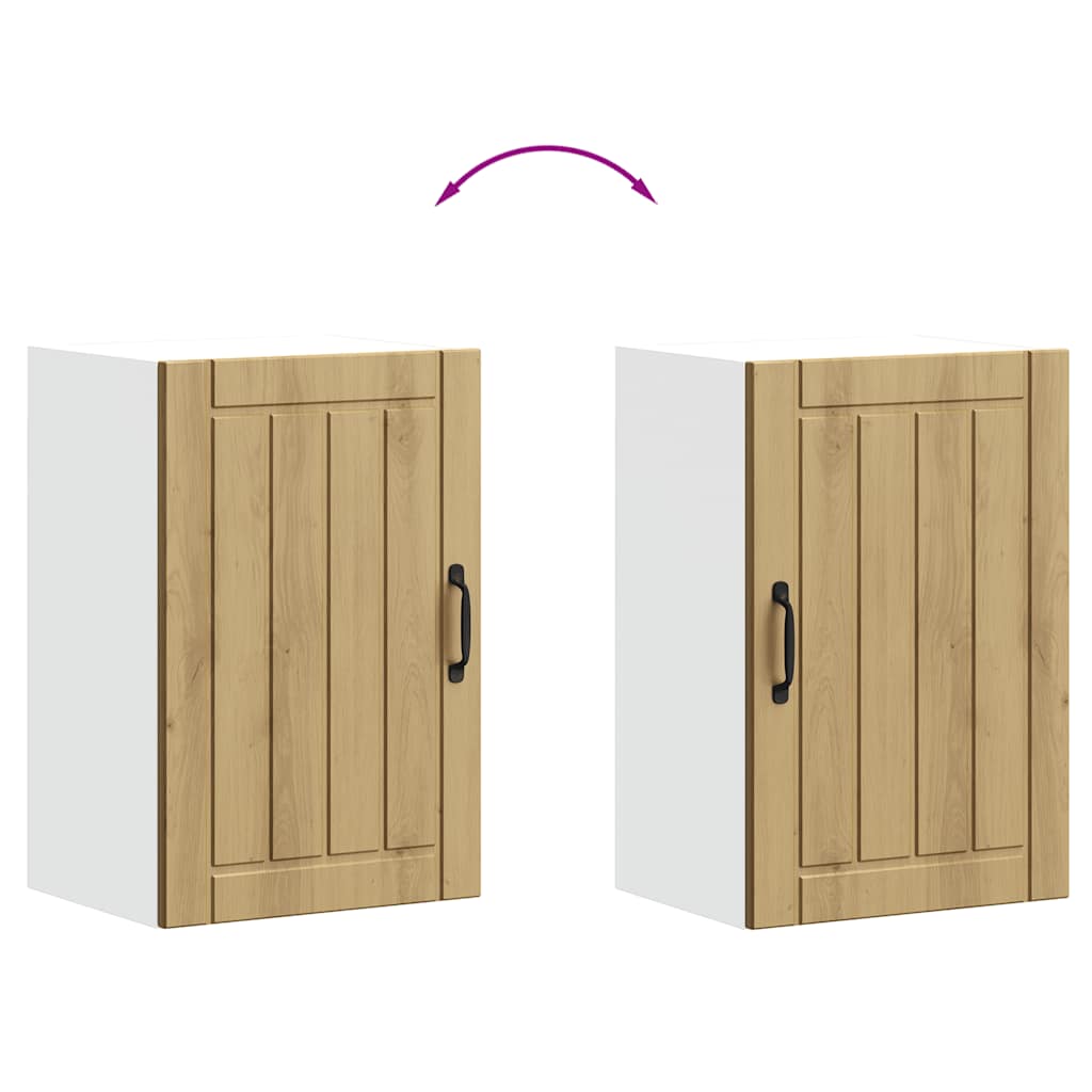 Keukenbovenkast Lucca bewerkt hout artisanaal eikenkleur is nu te koop bij PeponiXL, paradijselijk wonen!