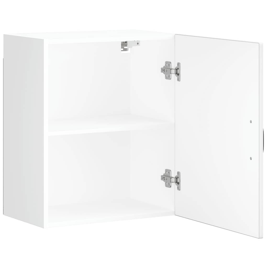 Keukenwandkasten 2 st Lucca wit bewerkt hout is nu te koop bij PeponiXL, paradijselijk wonen!