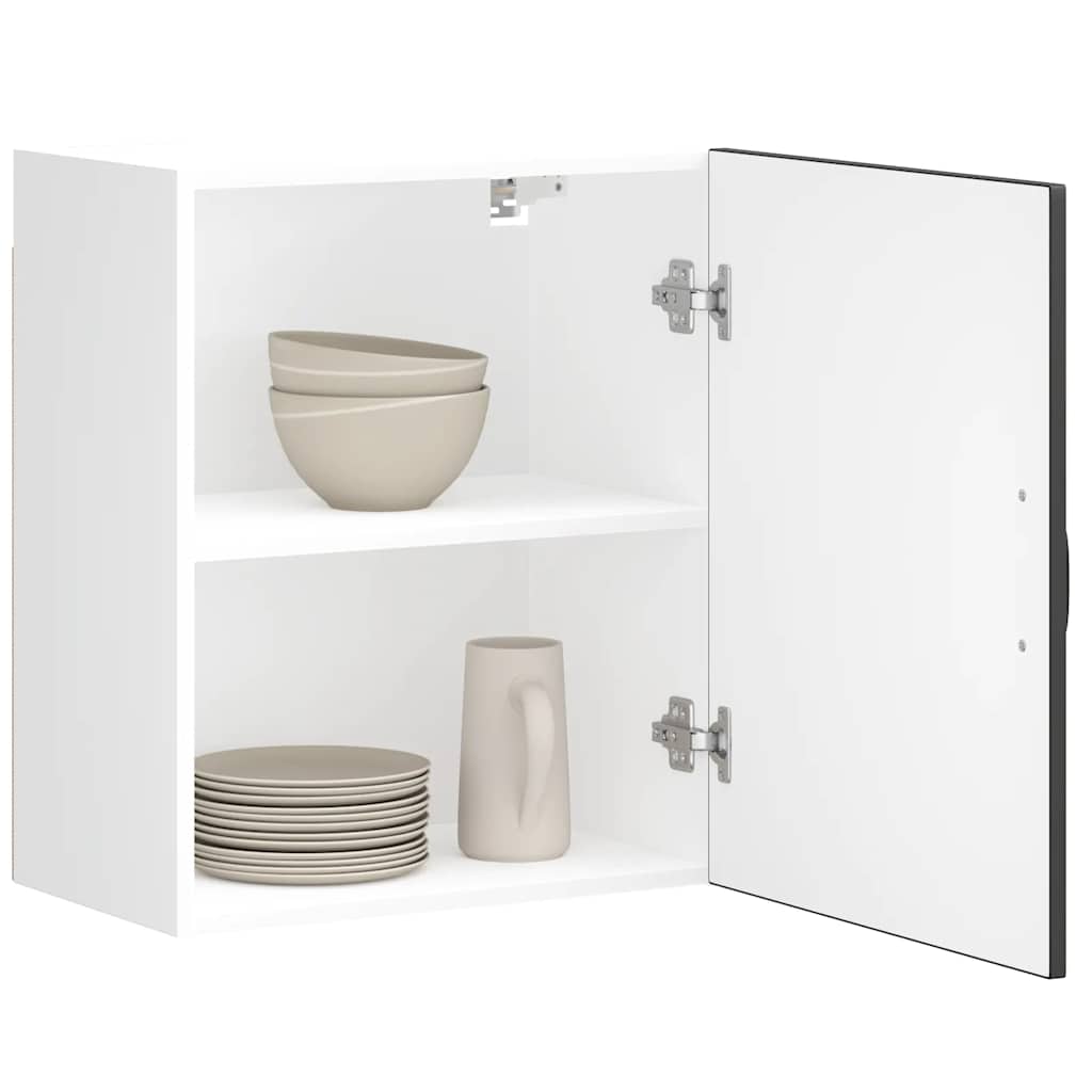 Keukenbovenkast Lucca bewerkt hout zwart is nu te koop bij PeponiXL, paradijselijk wonen!