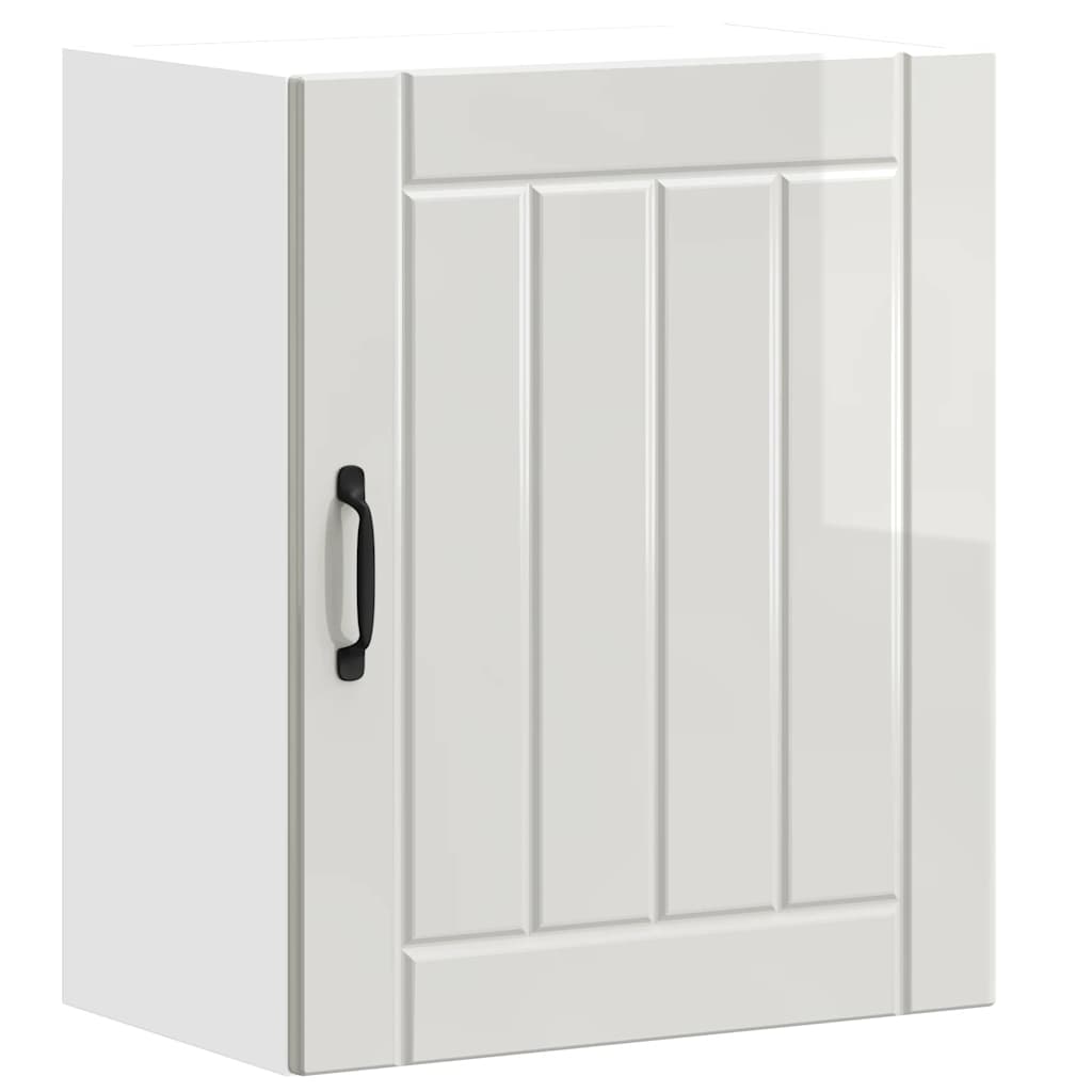 Keukenbovenkast Lucca bewerkt hout hoogglans wit is nu te koop bij PeponiXL, paradijselijk wonen!