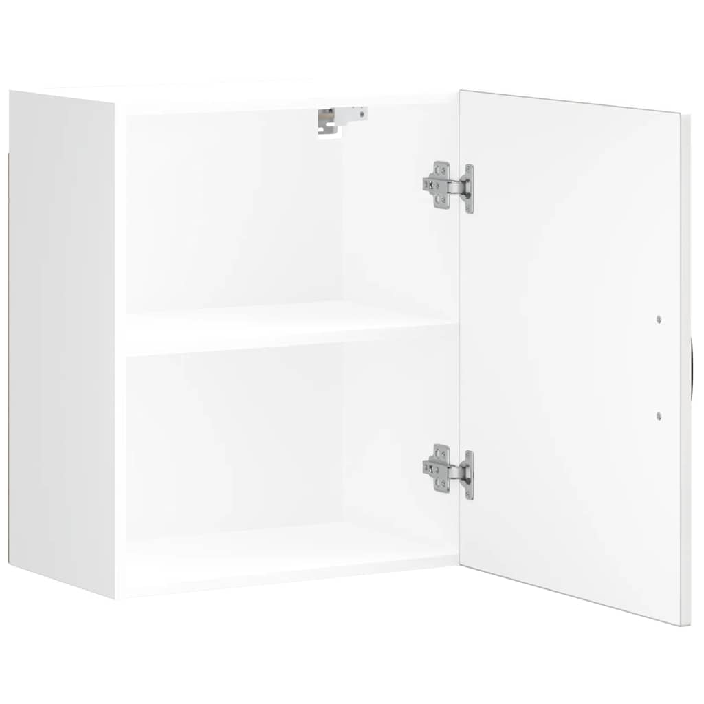 Keukenbovenkast Lucca bewerkt hout hoogglans wit is nu te koop bij PeponiXL, paradijselijk wonen!