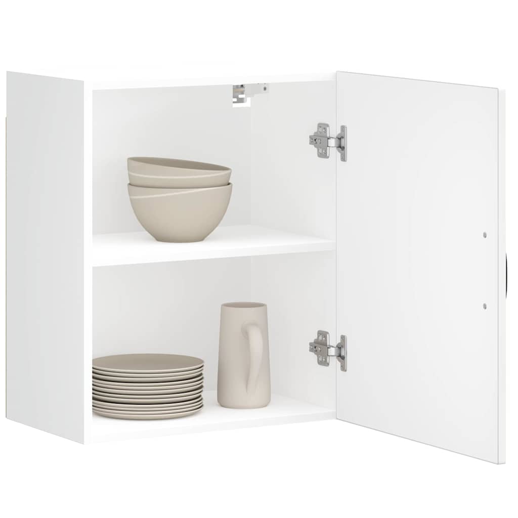 Keukenbovenkast Lucca bewerkt hout hoogglans wit is nu te koop bij PeponiXL, paradijselijk wonen!