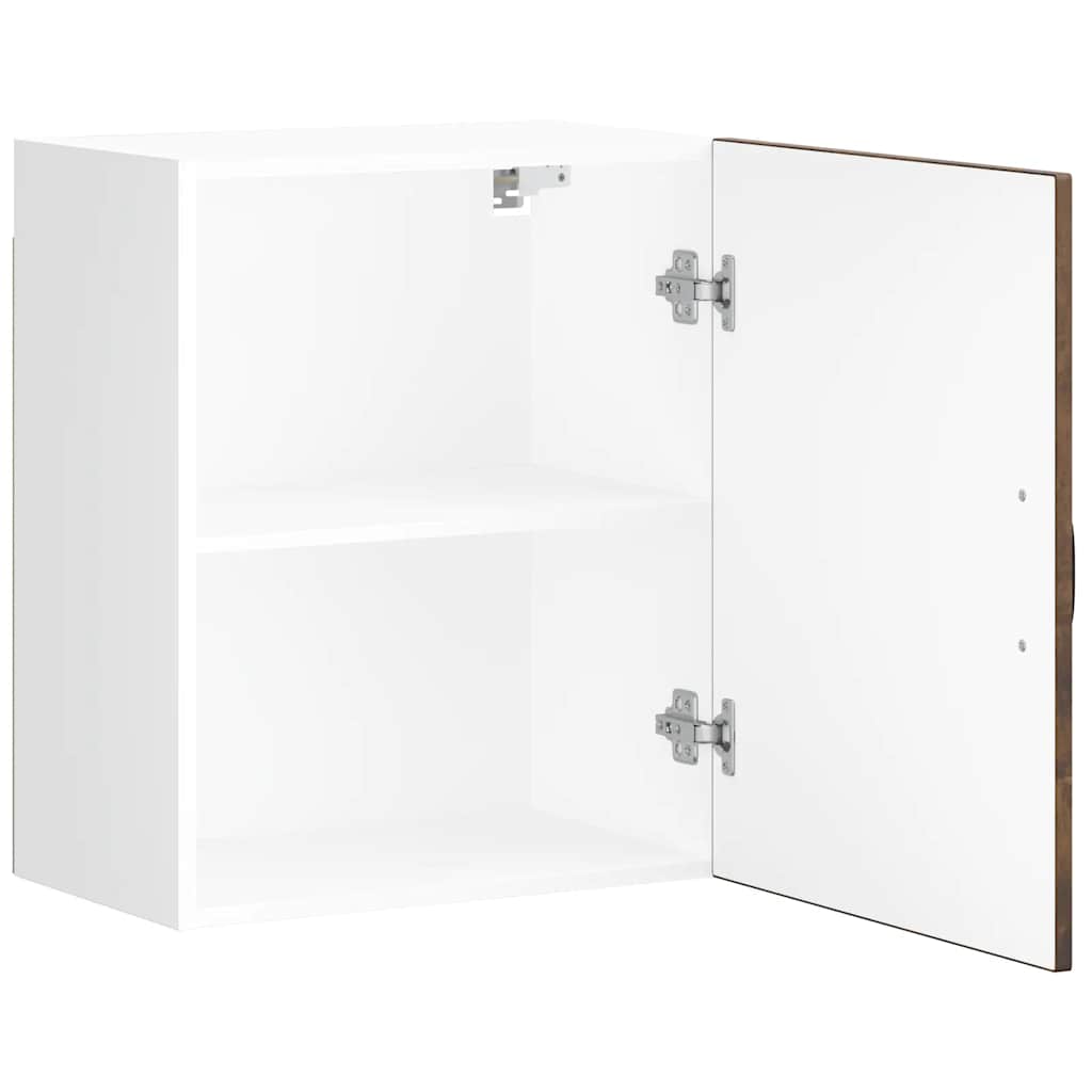 Keukenwandkasten 2 st Lucca bewerkt hout gerookt eikenkleurig is nu te koop bij PeponiXL, paradijselijk wonen!