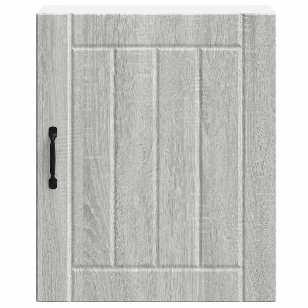 Keukenbovenkast Lucca bewerkt hout grijs sonoma eikenkleur is nu te koop bij PeponiXL, paradijselijk wonen!