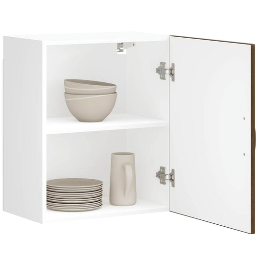 Keukenbovenkast Lucca bewerkt hout bruin eikenkleur is nu te koop bij PeponiXL, paradijselijk wonen!