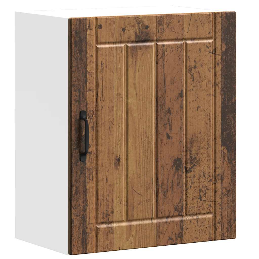 Keukenbovenkast Lucca bewerkt hout oud houtkleurig is nu te koop bij PeponiXL, paradijselijk wonen!