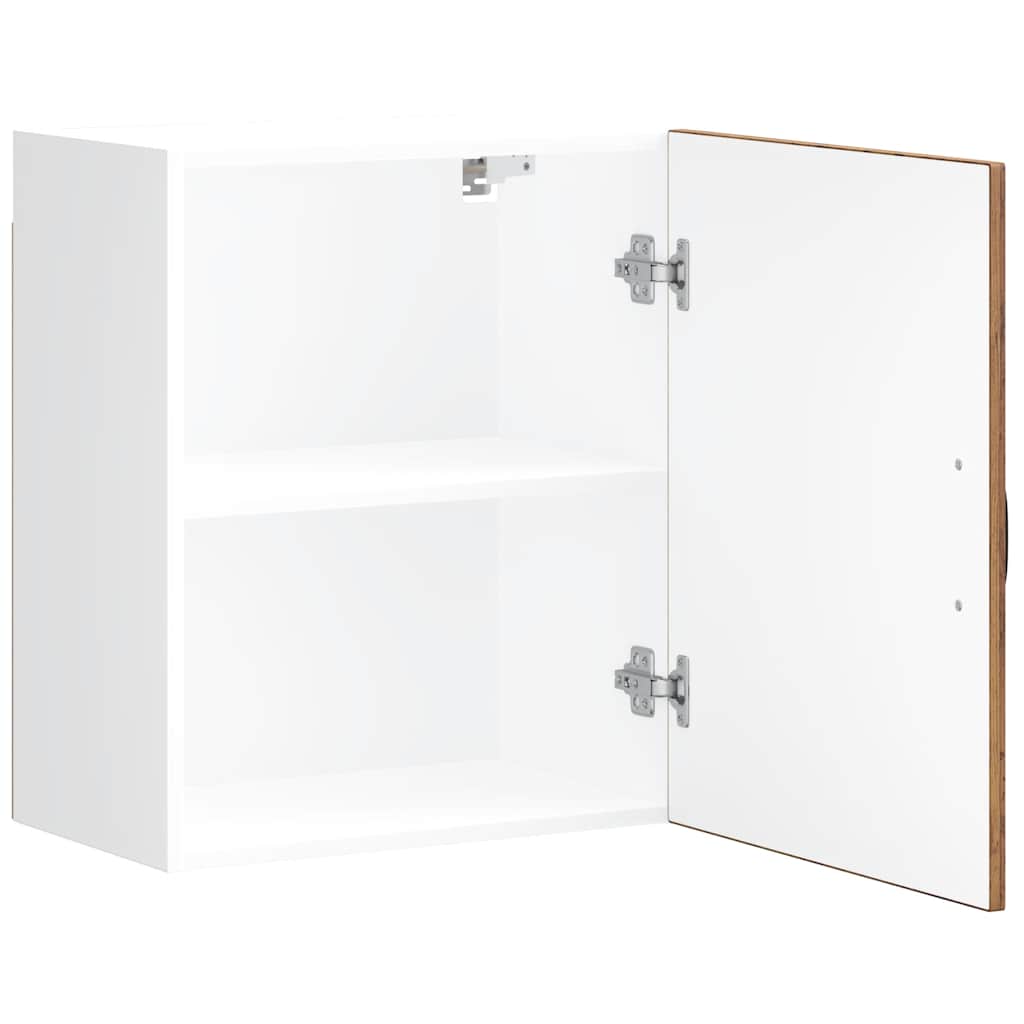 Keukenbovenkast Lucca bewerkt hout oud houtkleurig is nu te koop bij PeponiXL, paradijselijk wonen!