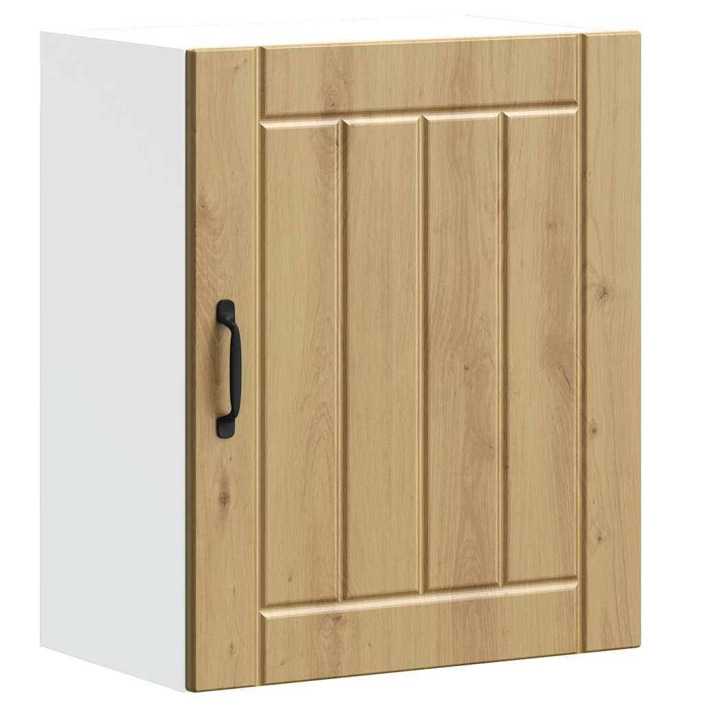 Keukenbovenkast Lucca bewerkt hout artisanaal eikenkleur is nu te koop bij PeponiXL, paradijselijk wonen!