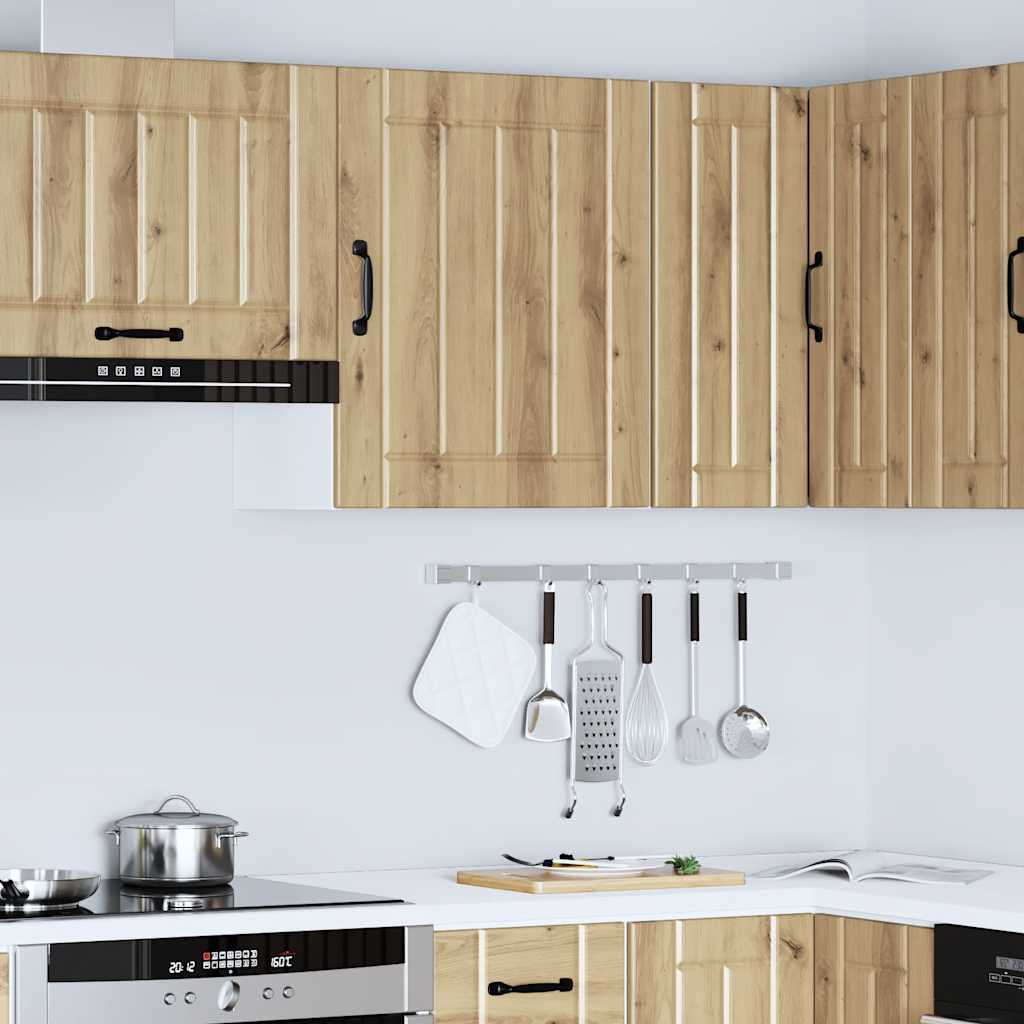 Keukenbovenkast Lucca bewerkt hout artisanaal eikenkleur is nu te koop bij PeponiXL, paradijselijk wonen!