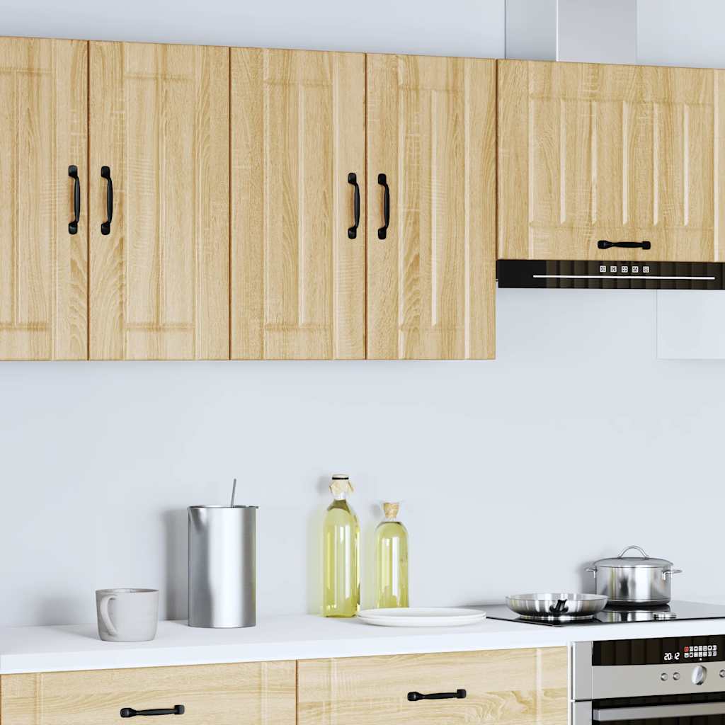 Keukenbovenkast Lucca bewerkt hout sonoma eikenkleurig is nu te koop bij PeponiXL, paradijselijk wonen!