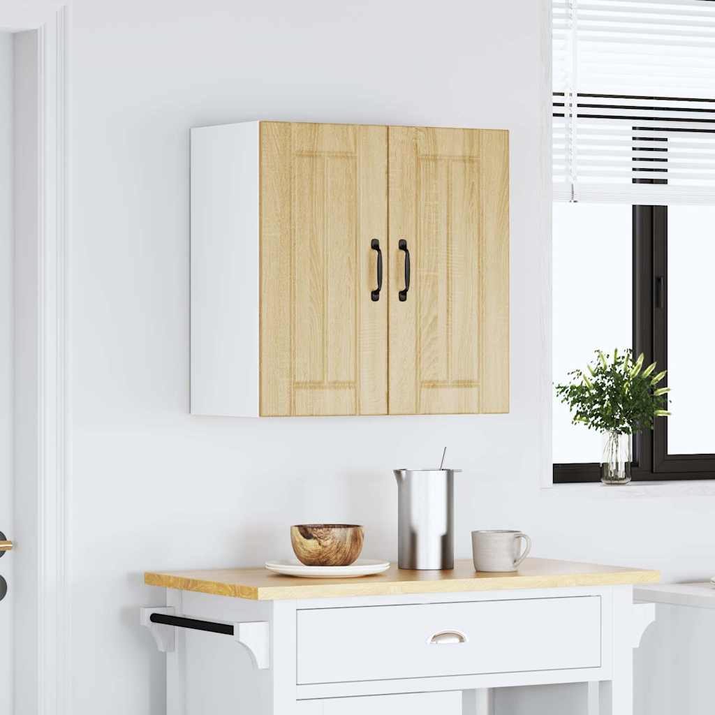 Keukenbovenkast Lucca bewerkt hout sonoma eikenkleurig is nu te koop bij PeponiXL, paradijselijk wonen!