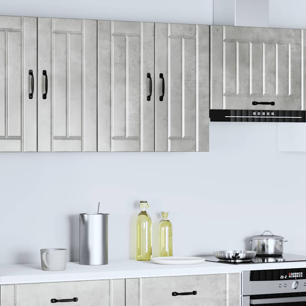 Keukenbovenkast Lucca bewerkt hout betongrijs is nu te koop bij PeponiXL, paradijselijk wonen!