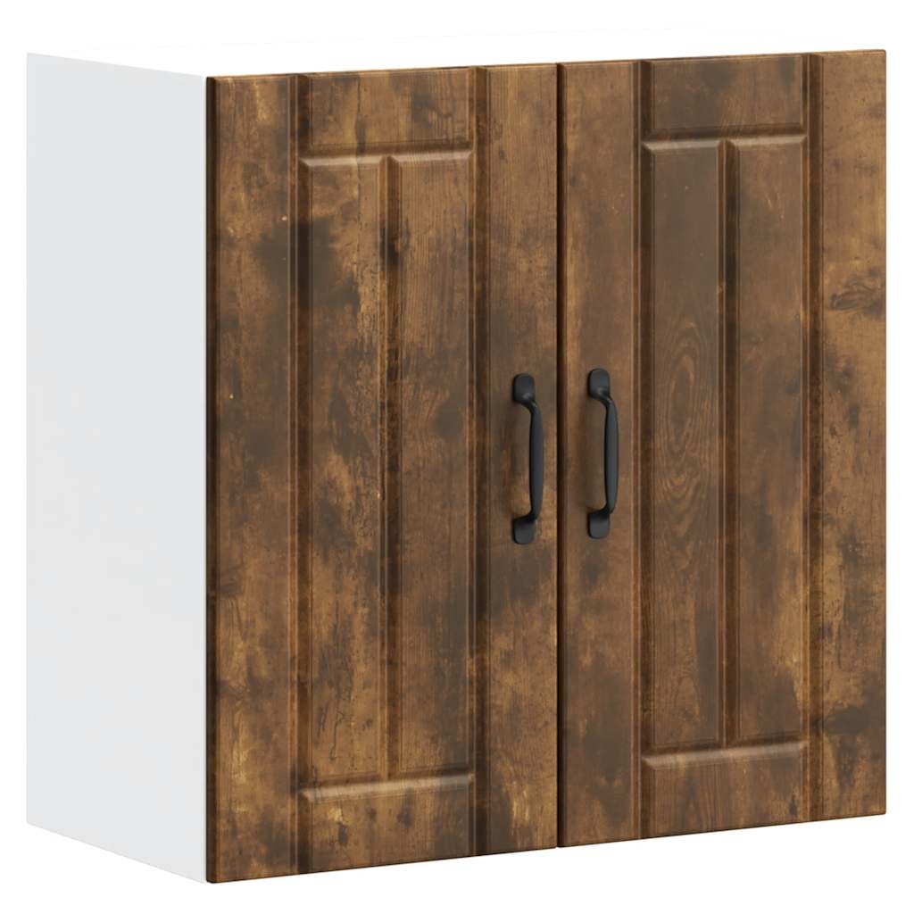 Keukenbovenkast Lucca bewerkt hout gerookt eikenkleurig is nu te koop bij PeponiXL, paradijselijk wonen!