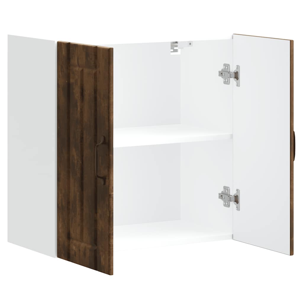 Keukenbovenkast Lucca bewerkt hout gerookt eikenkleurig is nu te koop bij PeponiXL, paradijselijk wonen!
