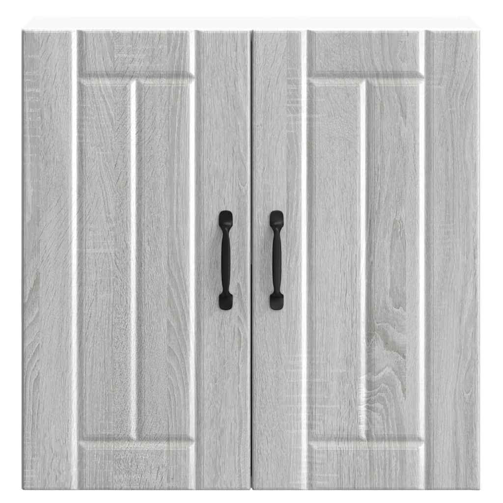 Keukenbovenkast Lucca bewerkt hout grijs sonoma eikenkleur is nu te koop bij PeponiXL, paradijselijk wonen!