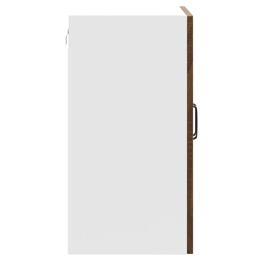 Keukenbovenkast Lucca bewerkt hout bruin eikenkleur is nu te koop bij PeponiXL, paradijselijk wonen!