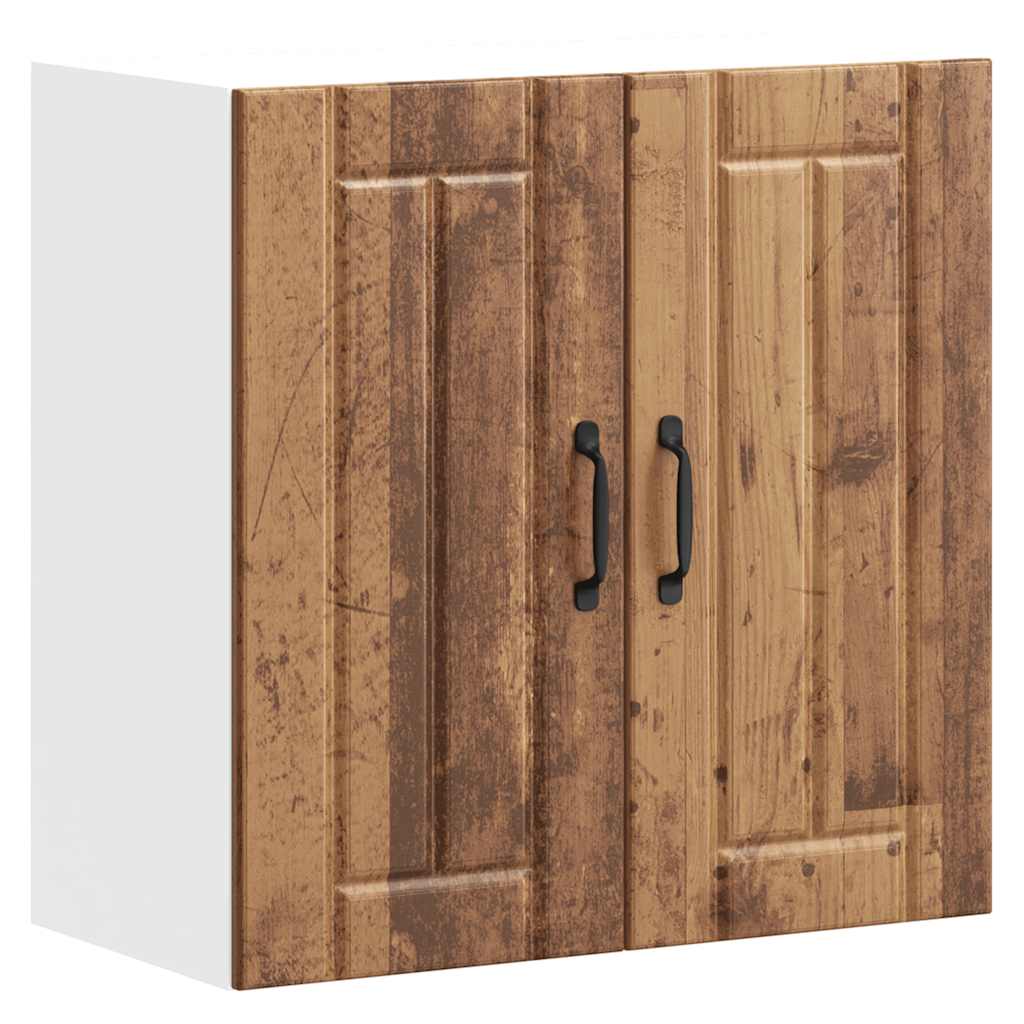 Keukenbovenkast Lucca bewerkt hout oud houtkleurig is nu te koop bij PeponiXL, paradijselijk wonen!