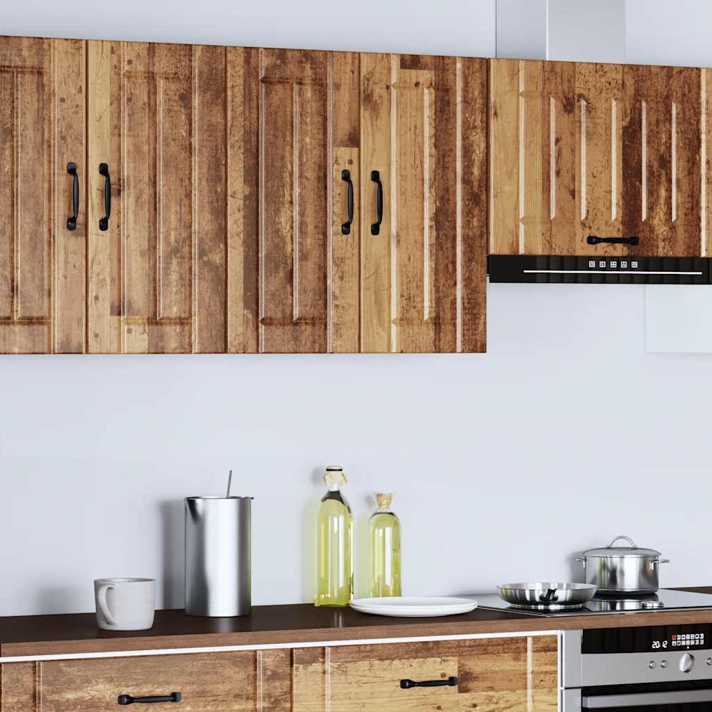 Keukenbovenkast Lucca bewerkt hout oud houtkleurig is nu te koop bij PeponiXL, paradijselijk wonen!