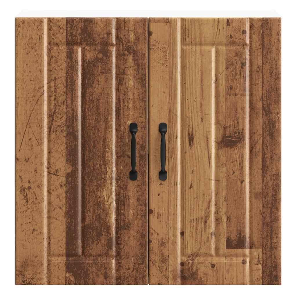Keukenbovenkast Lucca bewerkt hout oud houtkleurig is nu te koop bij PeponiXL, paradijselijk wonen!