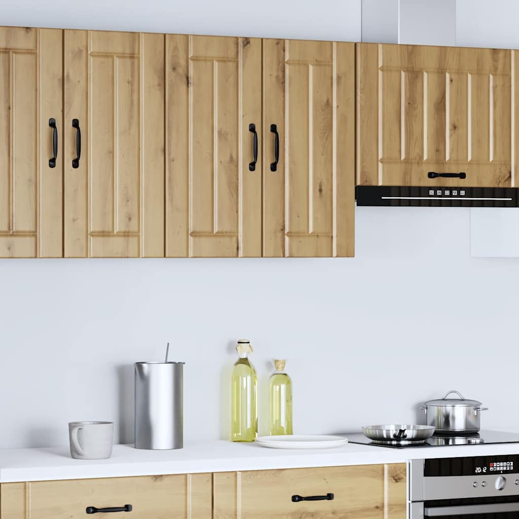 Keukenbovenkast Lucca bewerkt hout artisanaal eikenkleur is nu te koop bij PeponiXL, paradijselijk wonen!
