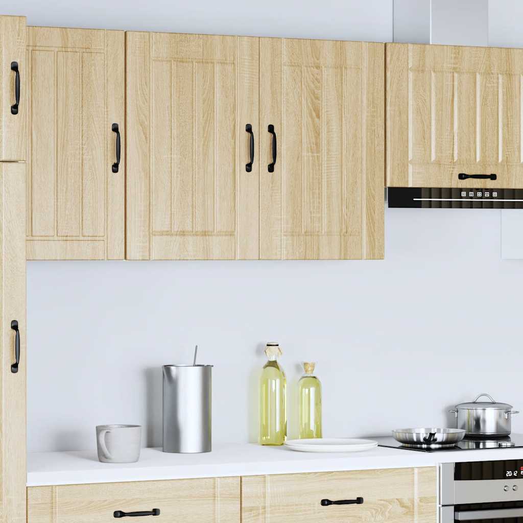 Keukenbovenkast Lucca bewerkt hout sonoma eikenkleurig is nu te koop bij PeponiXL, paradijselijk wonen!