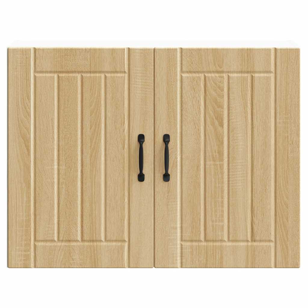 Keukenbovenkast Lucca bewerkt hout sonoma eikenkleurig is nu te koop bij PeponiXL, paradijselijk wonen!