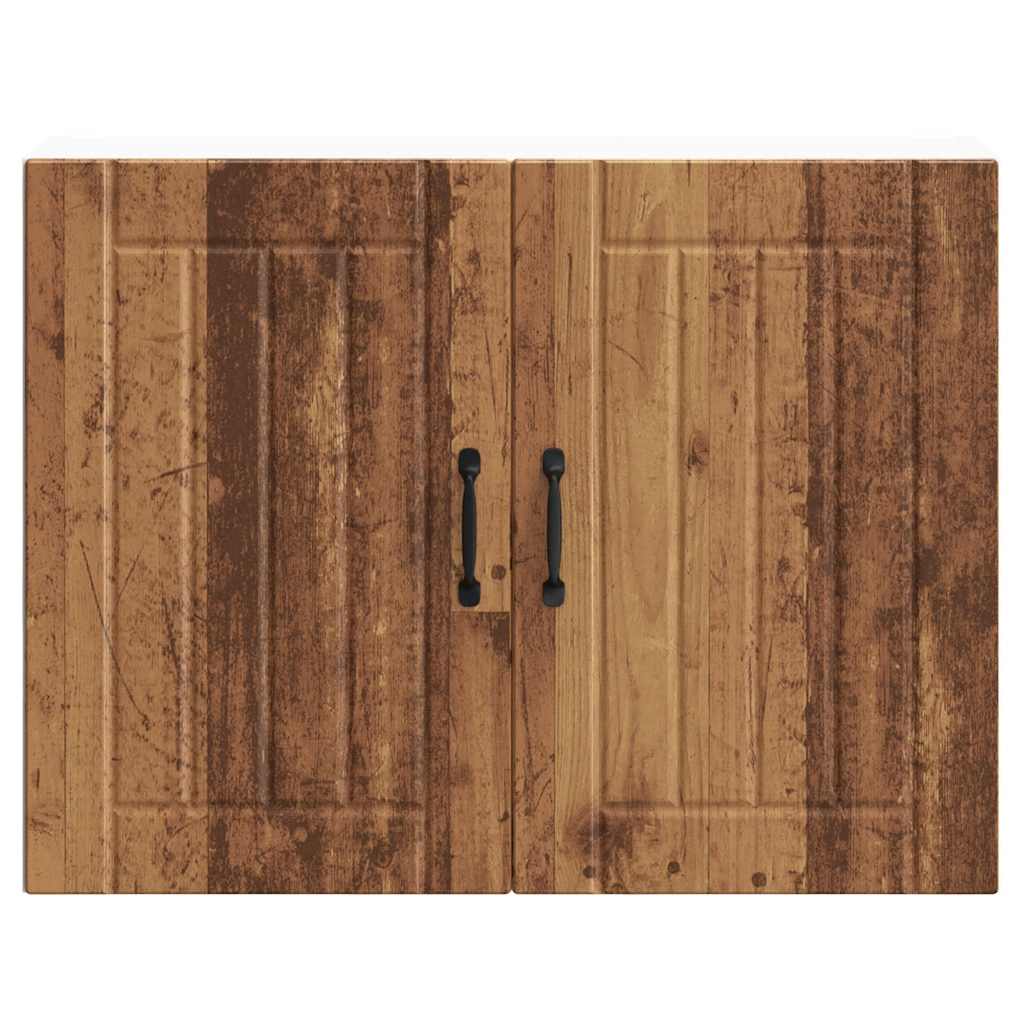 Keukenbovenkast Lucca bewerkt hout oud houtkleurig is nu te koop bij PeponiXL, paradijselijk wonen!