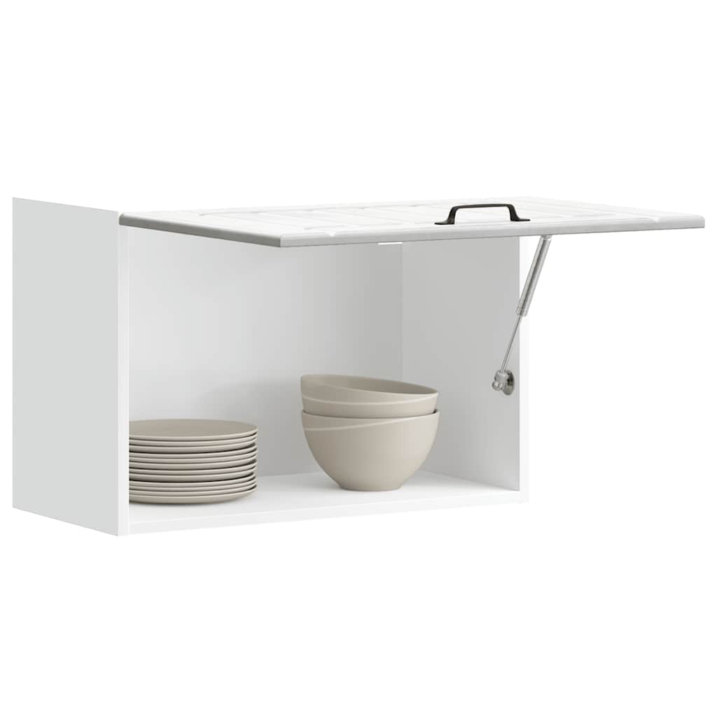 Keukenbovenkast Lucca bewerkt hout betongrijs is nu te koop bij PeponiXL, paradijselijk wonen!