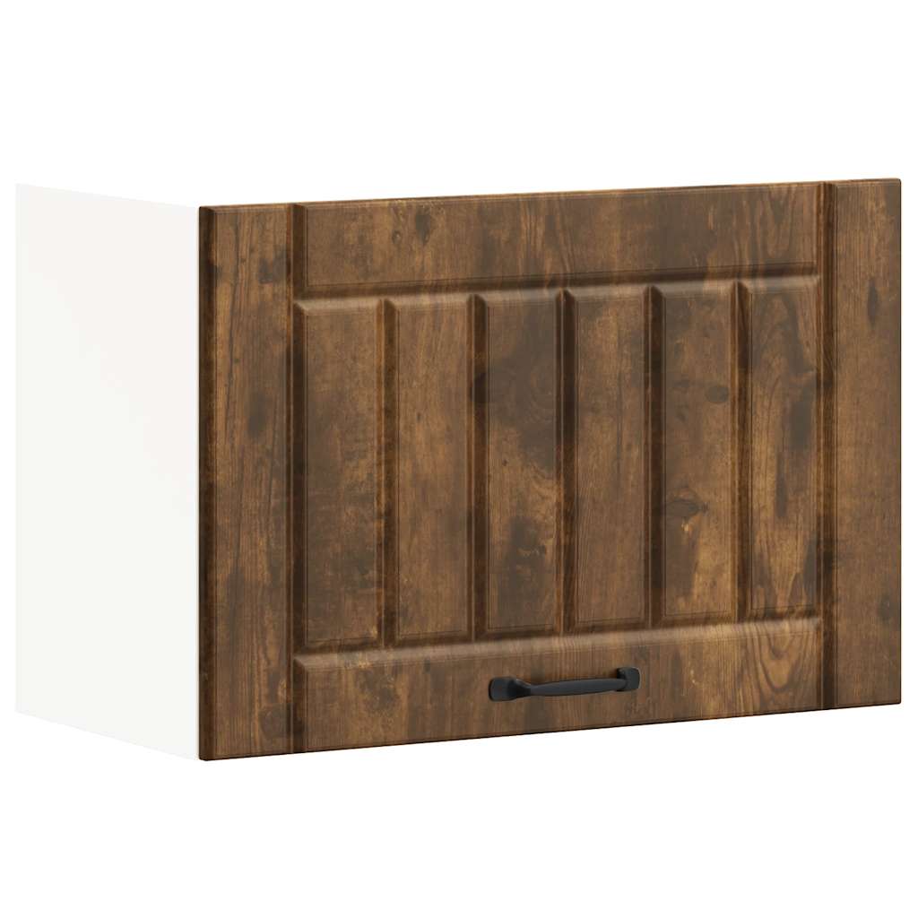 Keukenbovenkast Lucca bewerkt hout gerookt eikenkleurig is nu te koop bij PeponiXL, paradijselijk wonen!