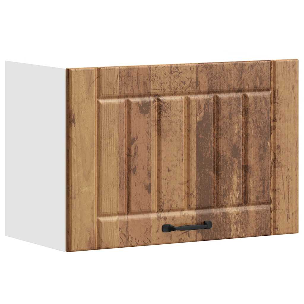 Keukenbovenkast Lucca bewerkt hout oud houtkleurig is nu te koop bij PeponiXL, paradijselijk wonen!